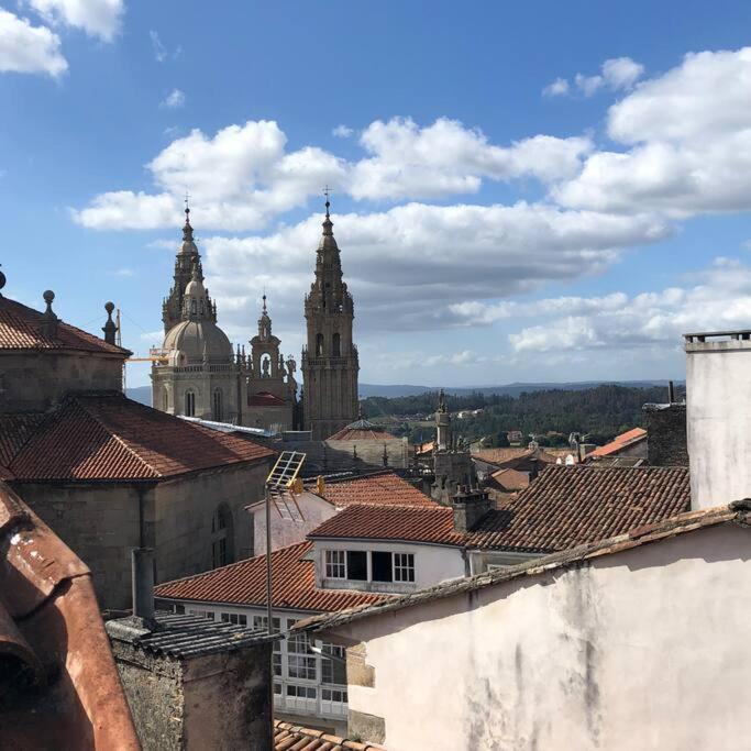 Atico Casco Antiguo En Plaza Cervantes Santiago de Compostela Eksteriør billede
