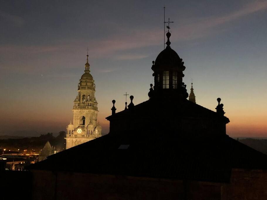 Atico Casco Antiguo En Plaza Cervantes Santiago de Compostela Eksteriør billede