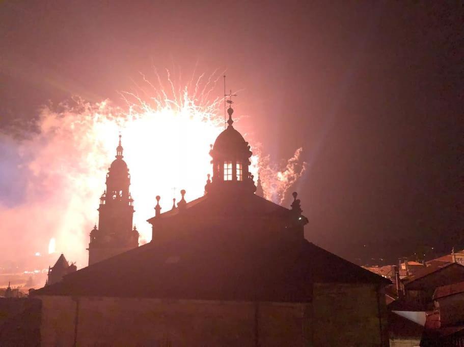 Atico Casco Antiguo En Plaza Cervantes Santiago de Compostela Eksteriør billede